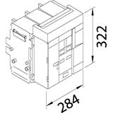 ACB HW1 55kA 1250A 3P Wyłącznik wysuwny do wyzwalacza sentinel Energy HW1M312DE HAGER