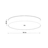 Sollux Plafon SKALA 90 czarny SL.0816