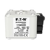 FUSE 400A 690V 2BKN/50 AR UC Wkładka szybka 400A AC 690V rozmiar 2 aR IEC UL 170M5458 EATON