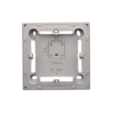 puszki instal. Puszka natynkowa płytka (31mm) pojedyncza stal inox MPN1/21 KONTAKT