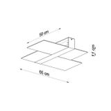 Sollux Plafon MASSIMO chrom SL.0188