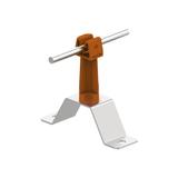 Uchwyt na płytce prof. stalow.Z-zatrzask H=7cm/OH/