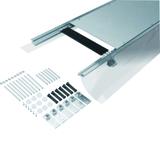 tehalit.BK Kanał współpoziomy boczna folia ochronna BKF 400x(65-110)mm stal BKF400065 HAGER