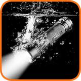 Aluminiowa latarka 200 lum, zoom, IPX7, 3xAAA