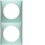 Integro Ramka 2-krotna, chrom 918262528 HAGER