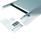 tehalit.BK Kanał współpoziomy boczna folia ochronna BKF 600x(145-190)mm stal BKF600145 HAGER