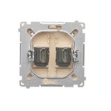 Simon Basic Gniazdo HDMI podwójne beż BMGHDMI2.01/12 KONTAKT