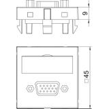 Wspornik multimedia VGA MTG-VGA F RW1