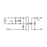złączka z optoseparatorem 5VDC/24VDC/0,5A/10kHz