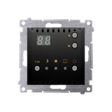 Simon 54 Regulator temperatury z wyświetlaczem z czujnikiem wewnętrznym 16(2) A 230V czarny
