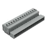 MCS-MIDI Classic wtyk 14-bieg. szary raster 5 mm /25szt./ WAGO