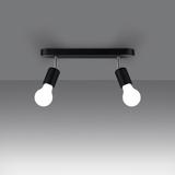 Sollux Plafon FORNES 2 czarny SL.1121