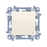 Simon 10 Łącznik schodowy 10AX szybkozłączka krem CW6C.01/41 KONTAKT