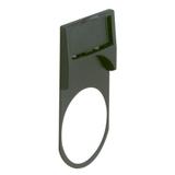 OSMOZ UCHWYT ETYKIETY OKRĄGŁY DO GŁÓWEK PODWÓJNYCH OPIS O DŁUGOŚCI 9 MM, Legrand