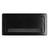 Gniazdo meblowe wpuszczane w blat z płaskim frezowanym rantem szczotką przeciwkurzową i przewodem 1,