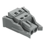 Gniazdo MCS‑MIDI Classic 2‑biegunowe szare raster 5mm 231‑102/037‑000 /100szt./ WAGO