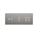 Simon 54 Touch Panel dotykowy S54 Touch 3 moduły 2 pola dotykowe poziome + 2 pola dotykowe pionowe + 4 pola dotykowe srebrna mgła DSTR3234/71 KONTAKT