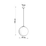 Sollux Lampa wisząca UGO 40 złota SL.0717