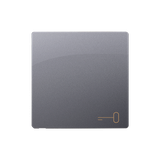 Simon Basic Klawisz pojedynczy z piktogramem klucza srebrny mat