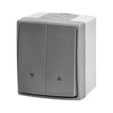 Łącznik roletowy AQUATIC PRO IP55, 10A, 230V AC, Szaro-Grafitowy OR-OE-7408/GR ORNO