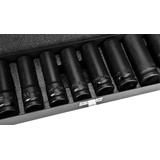 Nasadki udarowe 1/2", 10-24 mm, zestaw 11 szt.