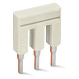 mostek grzebieniowy 3-biegunowy jasnoszary