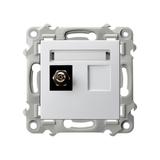 SZAFIR Gniazdo ekwipotencjalne pojedyncze - kolor biały