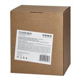 Puszka podłogowa na gniazda modułowe 6 x 45x45mm lub 12 x 22,5x45mm, pokrywa: materiał własny, czarn