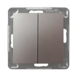 IMPRESJA Łącznik podwójny krzyżowy - kolor tytan