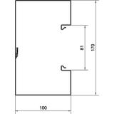 tehalit.BRS Podstawa 100x170mm stal biały BRS10017019016 HAGER