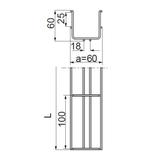 KSG35H35/3 Korytko siatkowe zgrzewane z drutu galwanicznego