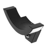 SPINEL LED 10W oprawa ogrodowa z czujnikiem ruchu 140st 800lm IP54 4000K IK10 czarna AD-OP-6119BLPMR