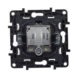 Niloe Step - gniazdo TV-R-SAT końcowe do instalacji typu gwiazda 1,5 dB- kolor aluminium, Legrand