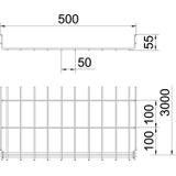 KORYTKA SIATKOWE GRM 55X500 FT
