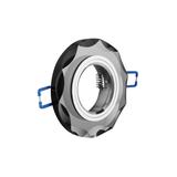 SUFITOWA OPRAWA PUNKTOWA BRILLANTE, SZKŁO, CZARNY KRYSZTAŁ, OKRĄGŁA