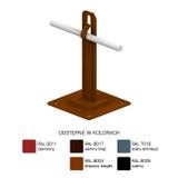 AN-11A/LA/-N Uchwyt na płytce stalowej H=12cm Z-zagięcie /LA/