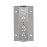 Simon 54 Premium Puszka natynkowa narożna 2-krotna do ramek PREMIUM srebrny mat