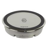 INCARA: DISQ 80 - ZESTAW: ZASILACZ + ŁADOWARKA INDUKCYJNA-1X15W - 2,5 M-ALUMINIUM, Legrand