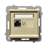 Gniazdo komputerowe, pojedyncze, kat. 6,