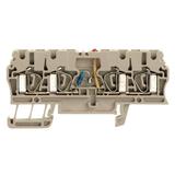 ZDU 2.5/2X2AN/LD- Złączka szynowa przelotowa, nr katalogowy 1692600000