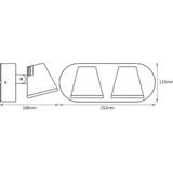 ENDURA STYLE MIDI SPOT II 20W DG LEDV Oprawa zewnętrzna