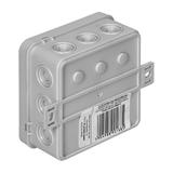 Puszka n/t CLICK IP54 12 przepustów kablowych 85x85x41mm szary OR-JB-13803/G ORNO