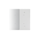 Simon 55 Klawisz połówkowy prawostronny z piktogramem /+/-/ do produktów elektronicznych Jasnoszary