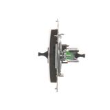 Simon 54 Gniazdo światłowodowe / optyczne pojedyncze SC/APC brąz mat