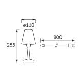 Lampka stołowa SMD LED DABI LED CRYSTAL WW CW