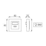 Czujnik ruchu KLIK PIR WHITE