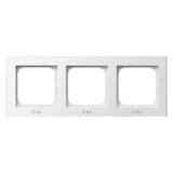 SONATA Ramka potrójna do łączników IP-44 - kolor biały