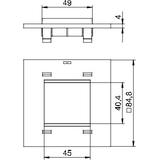 T8NL/P45, PŁYTKA MONTAŻOWA