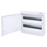 Rozdzielnica podtynkowa 2x18 drzwi białe ECM 2x18PO-s 001101088 ETI