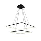 Milagro lampa wisząca LED Nix Black 50W 3500lm 3000K ML518